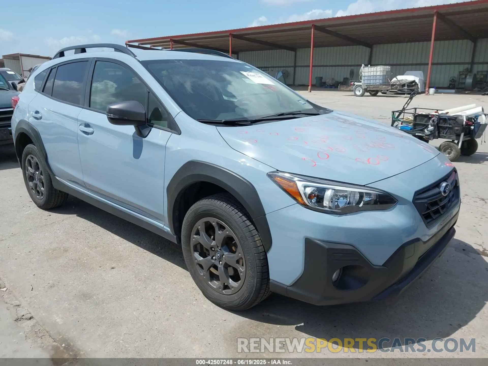1 Photograph of a damaged car JF2GTHRC3PH236396 SUBARU CROSSTREK 2023