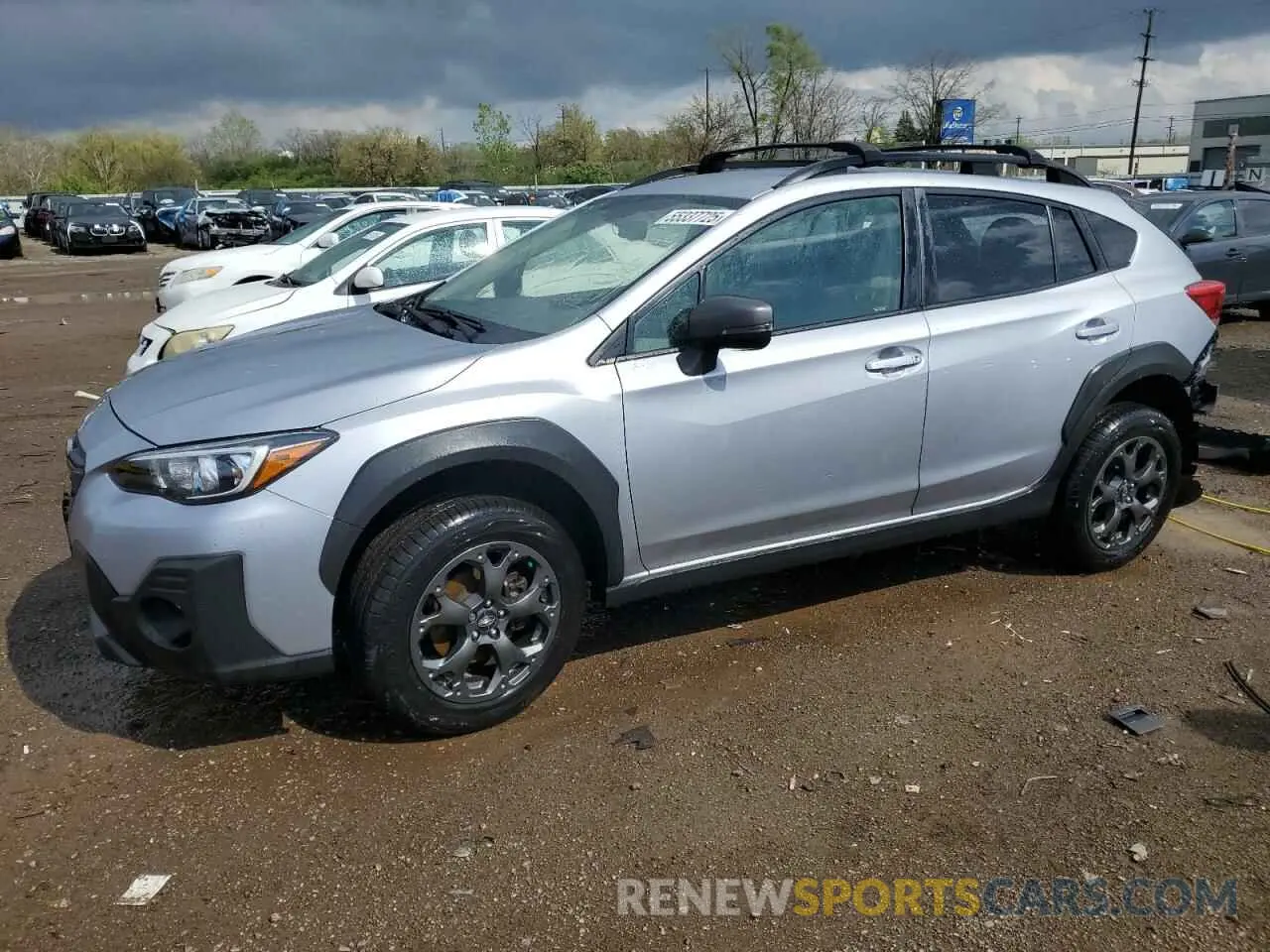 1 Photograph of a damaged car JF2GTHRC5PH245648 SUBARU CROSSTREK 2023