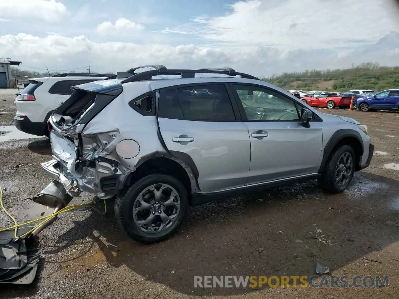3 Photograph of a damaged car JF2GTHRC5PH245648 SUBARU CROSSTREK 2023