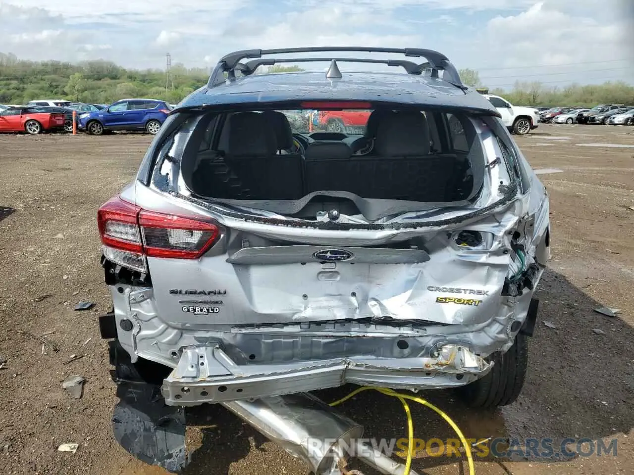 6 Photograph of a damaged car JF2GTHRC5PH245648 SUBARU CROSSTREK 2023