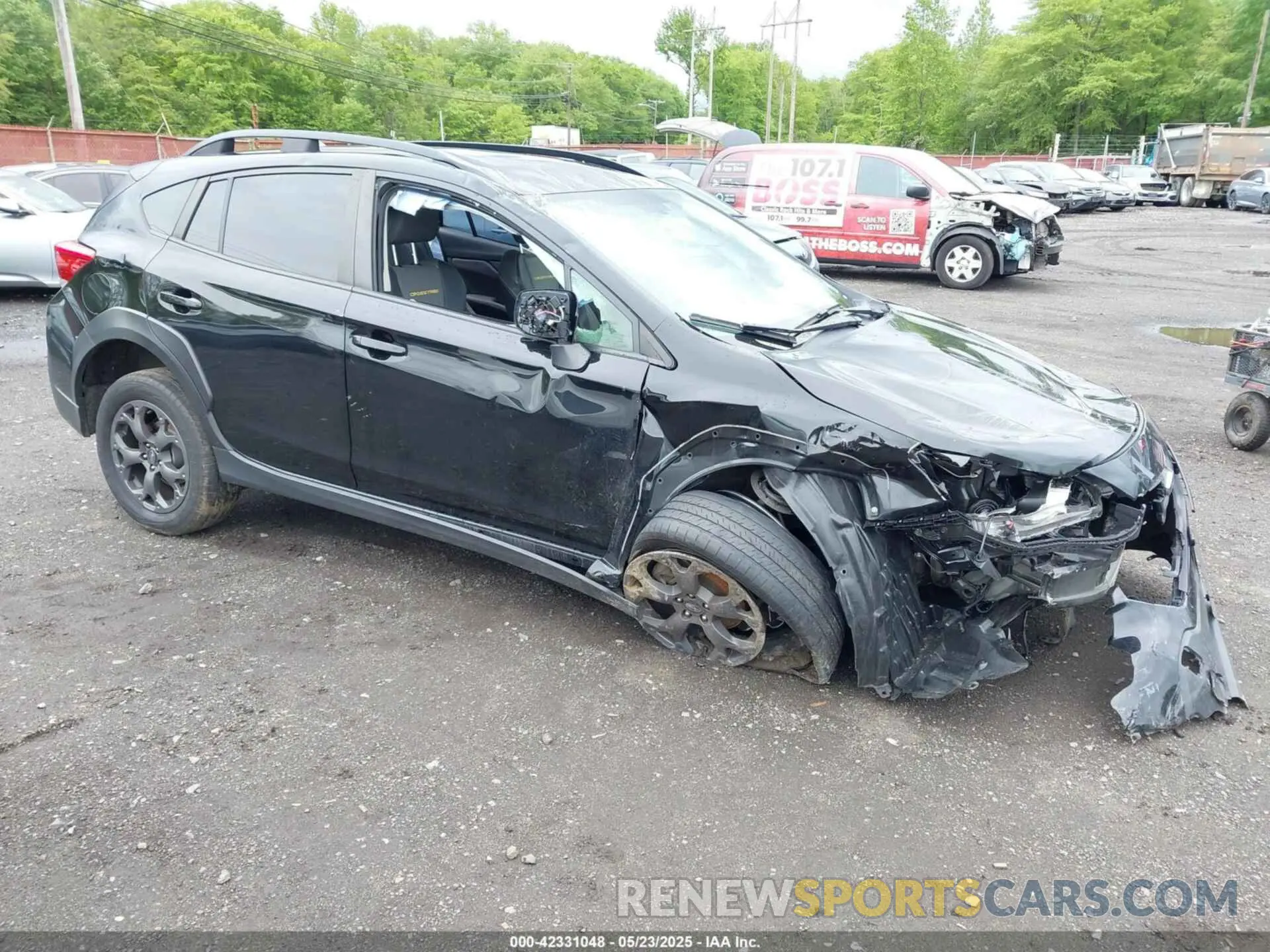 1 Photograph of a damaged car JF2GTHRC7PH229080 SUBARU CROSSTREK 2023