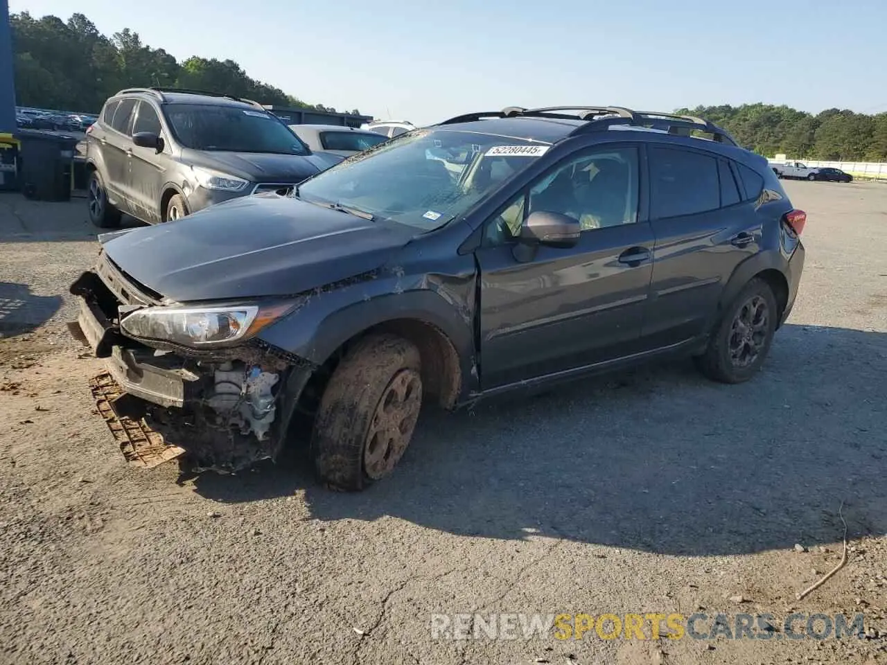 1 Photograph of a damaged car JF2GTHRC7PH234473 SUBARU CROSSTREK 2023