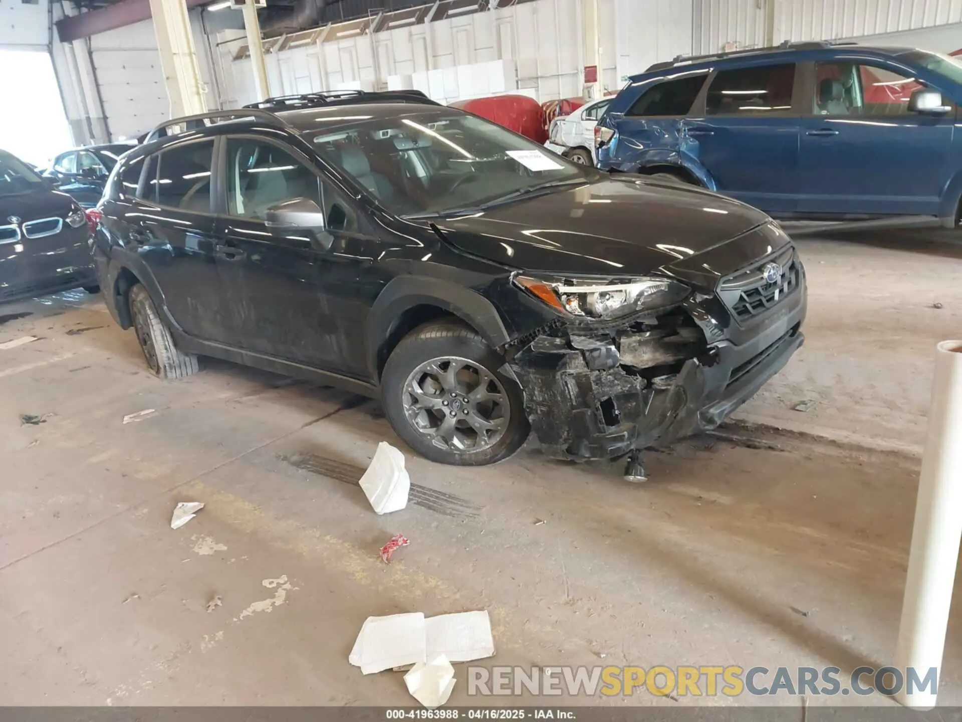 1 Photograph of a damaged car JF2GTHRC7PH320964 SUBARU CROSSTREK 2023