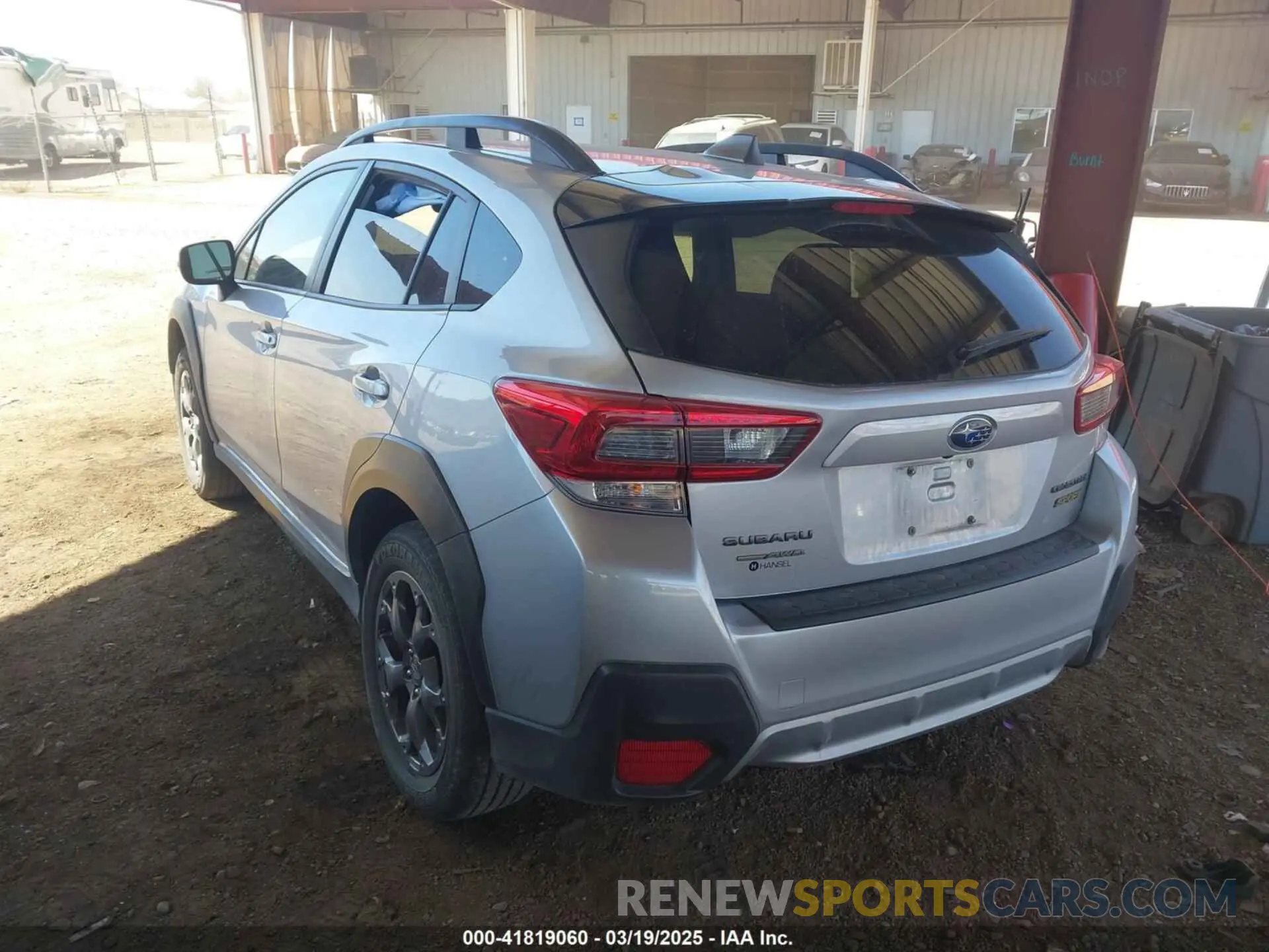 3 Photograph of a damaged car JF2GTHSC8PH236212 SUBARU CROSSTREK 2023