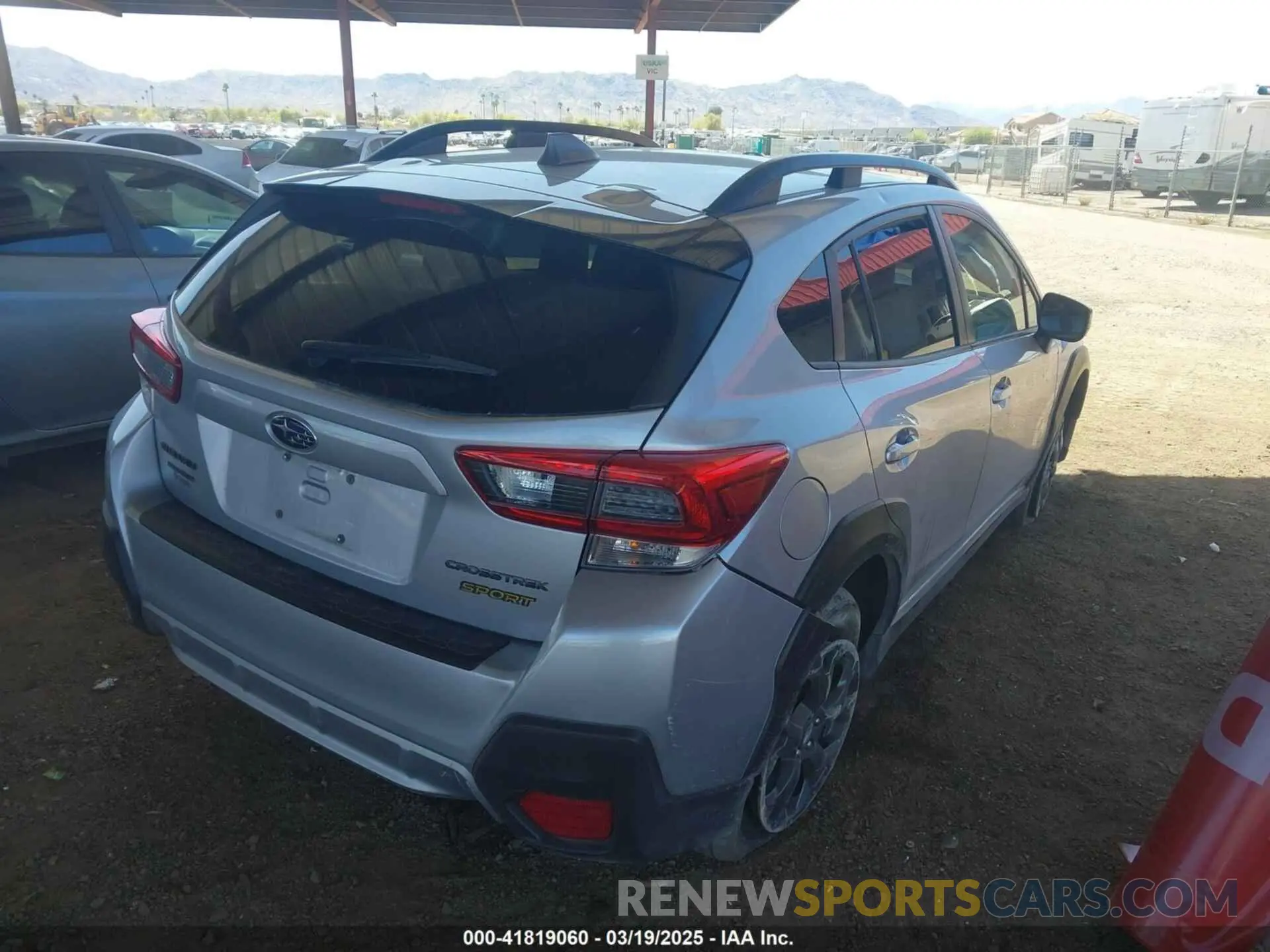 4 Photograph of a damaged car JF2GTHSC8PH236212 SUBARU CROSSTREK 2023