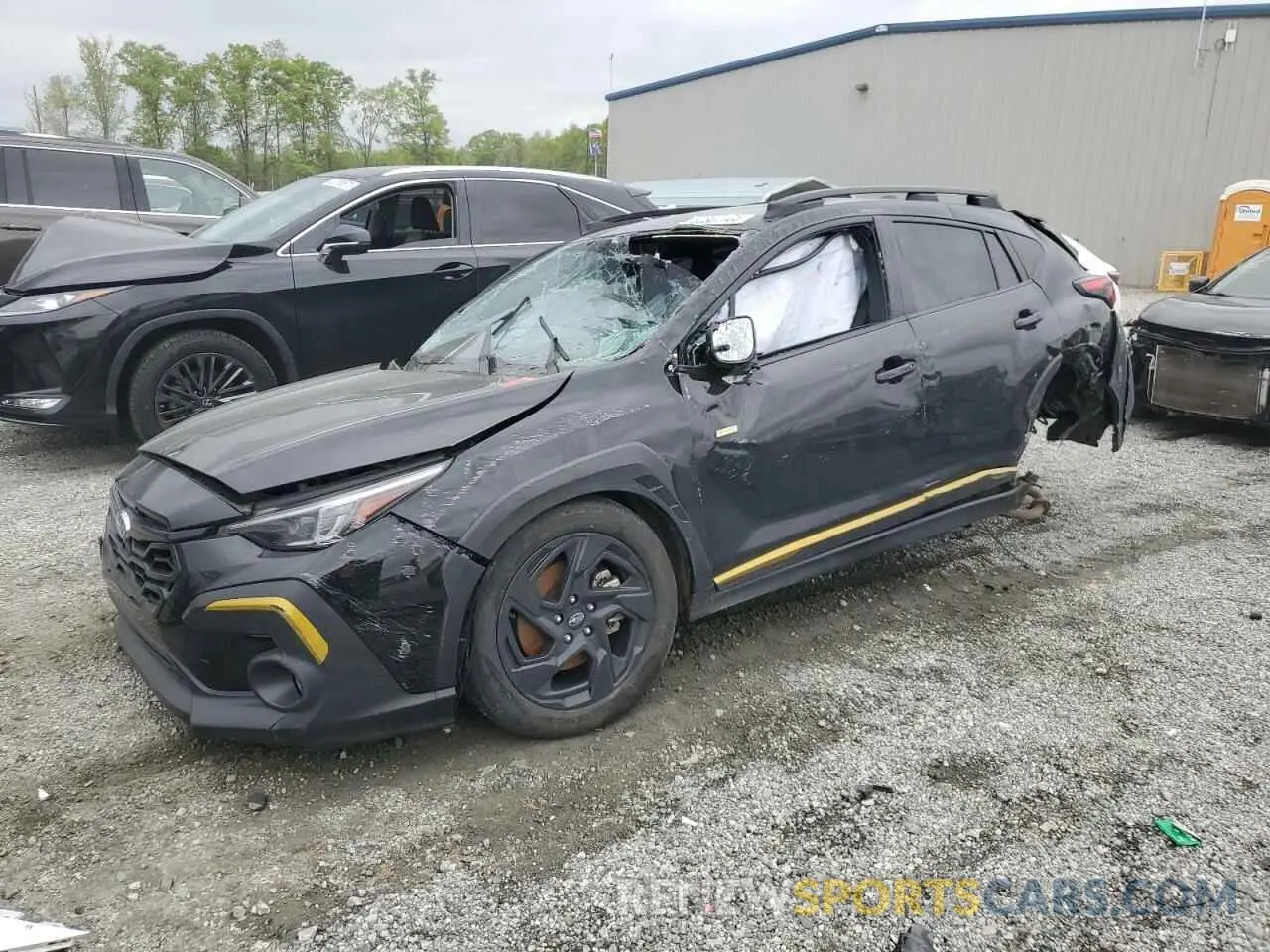 1 Photograph of a damaged car 4S4GUHF60R3715798 SUBARU CROSSTREK 2024