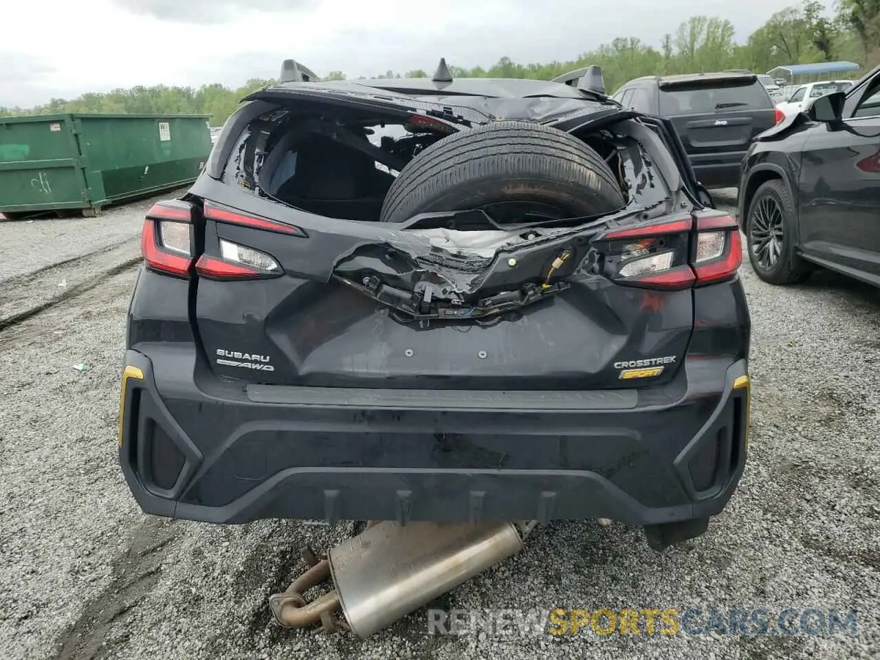 6 Photograph of a damaged car 4S4GUHF60R3715798 SUBARU CROSSTREK 2024