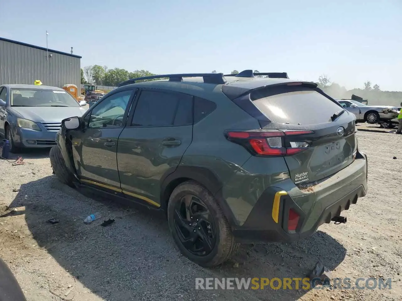 2 Photograph of a damaged car 4S4GUHF60R3757369 SUBARU CROSSTREK 2024