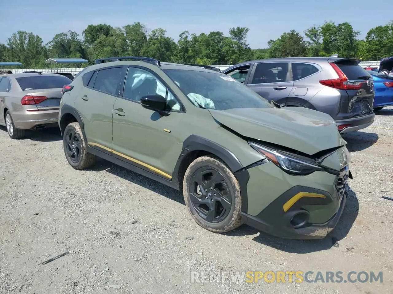4 Photograph of a damaged car 4S4GUHF60R3757369 SUBARU CROSSTREK 2024