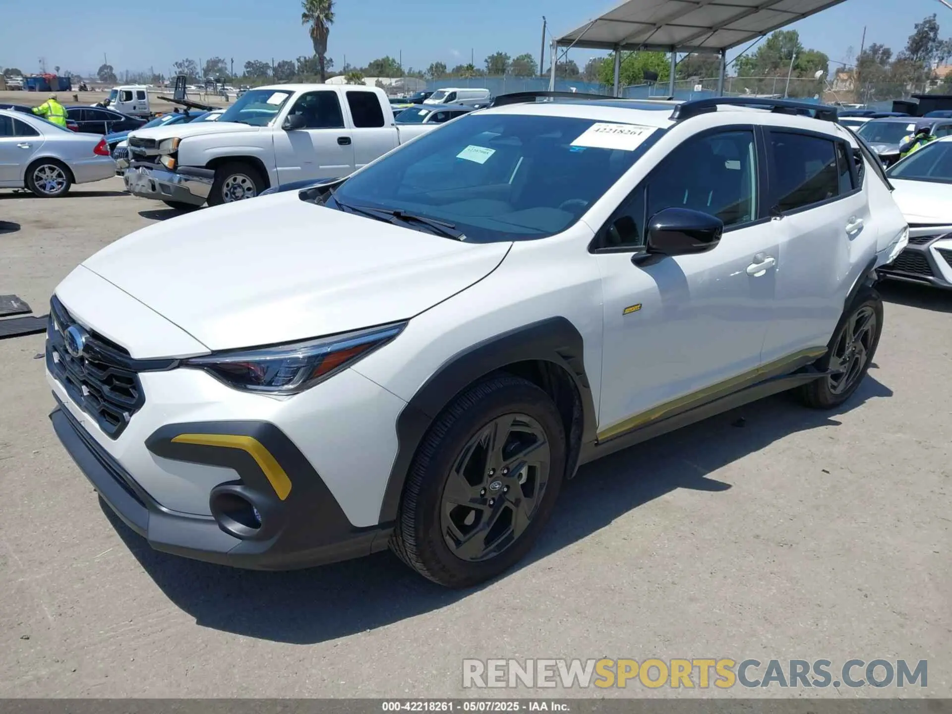 2 Photograph of a damaged car 4S4GUHF60R3828568 SUBARU CROSSTREK 2024