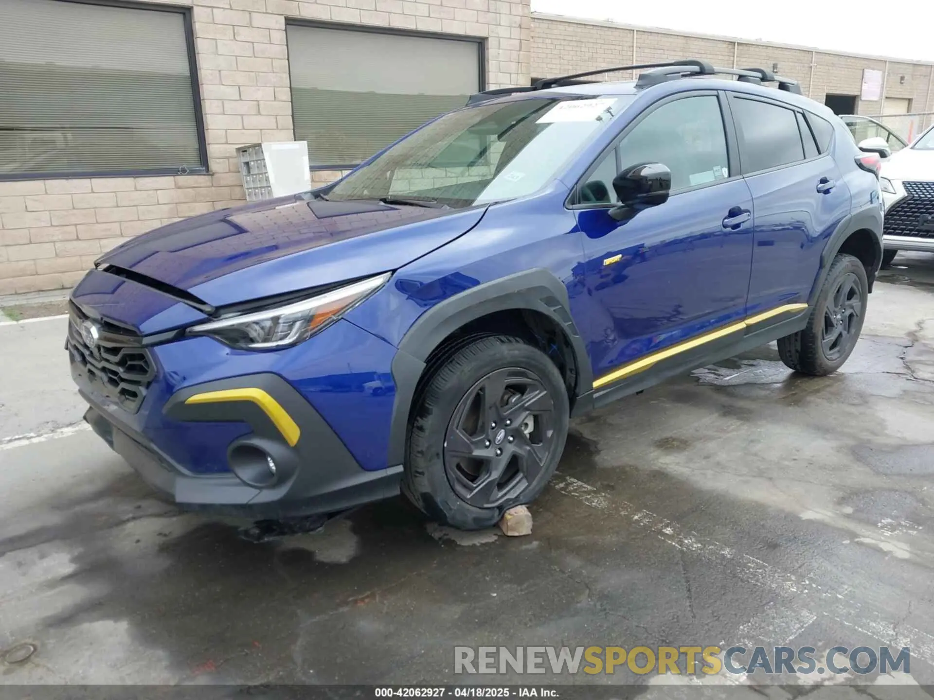 2 Photograph of a damaged car 4S4GUHF60R3841580 SUBARU CROSSTREK 2024