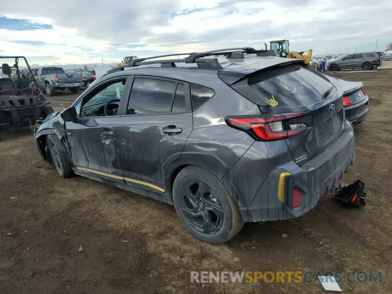 2 Photograph of a damaged car 4S4GUHF61R3761608 SUBARU CROSSTREK 2024