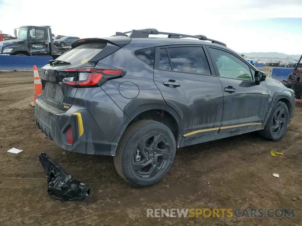 3 Photograph of a damaged car 4S4GUHF61R3761608 SUBARU CROSSTREK 2024