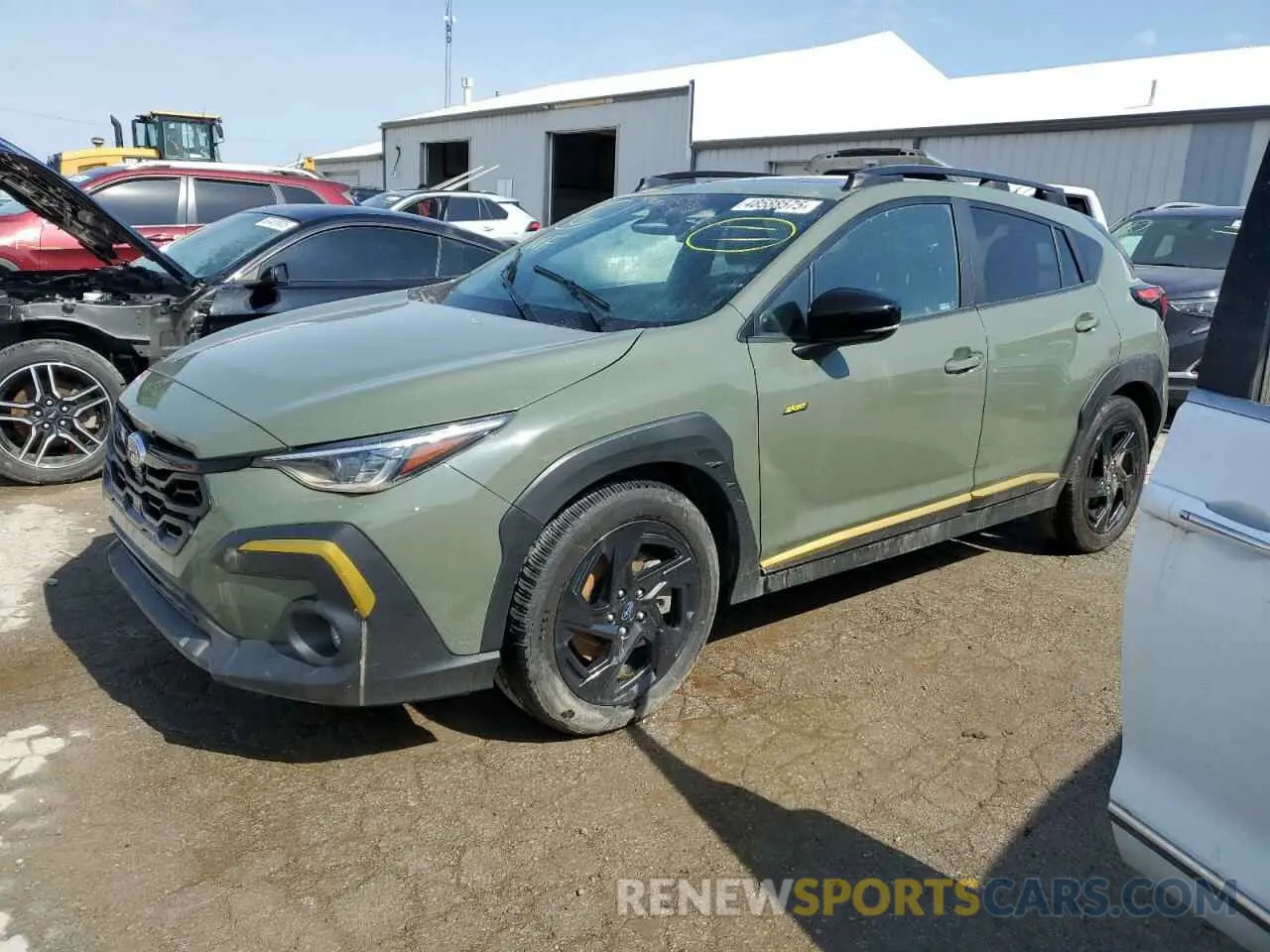 1 Photograph of a damaged car 4S4GUHF61R3804926 SUBARU CROSSTREK 2024