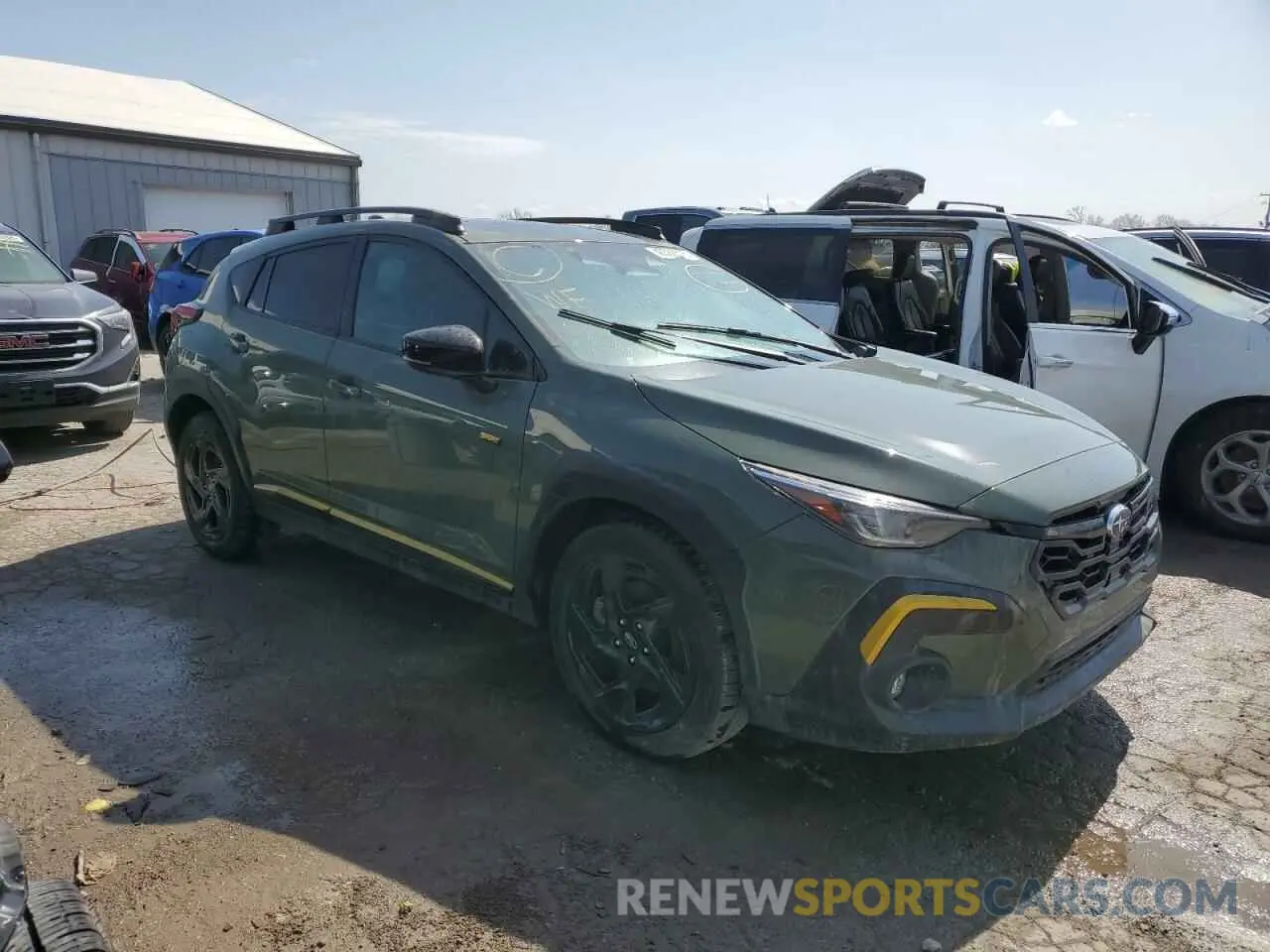 4 Photograph of a damaged car 4S4GUHF61R3804926 SUBARU CROSSTREK 2024