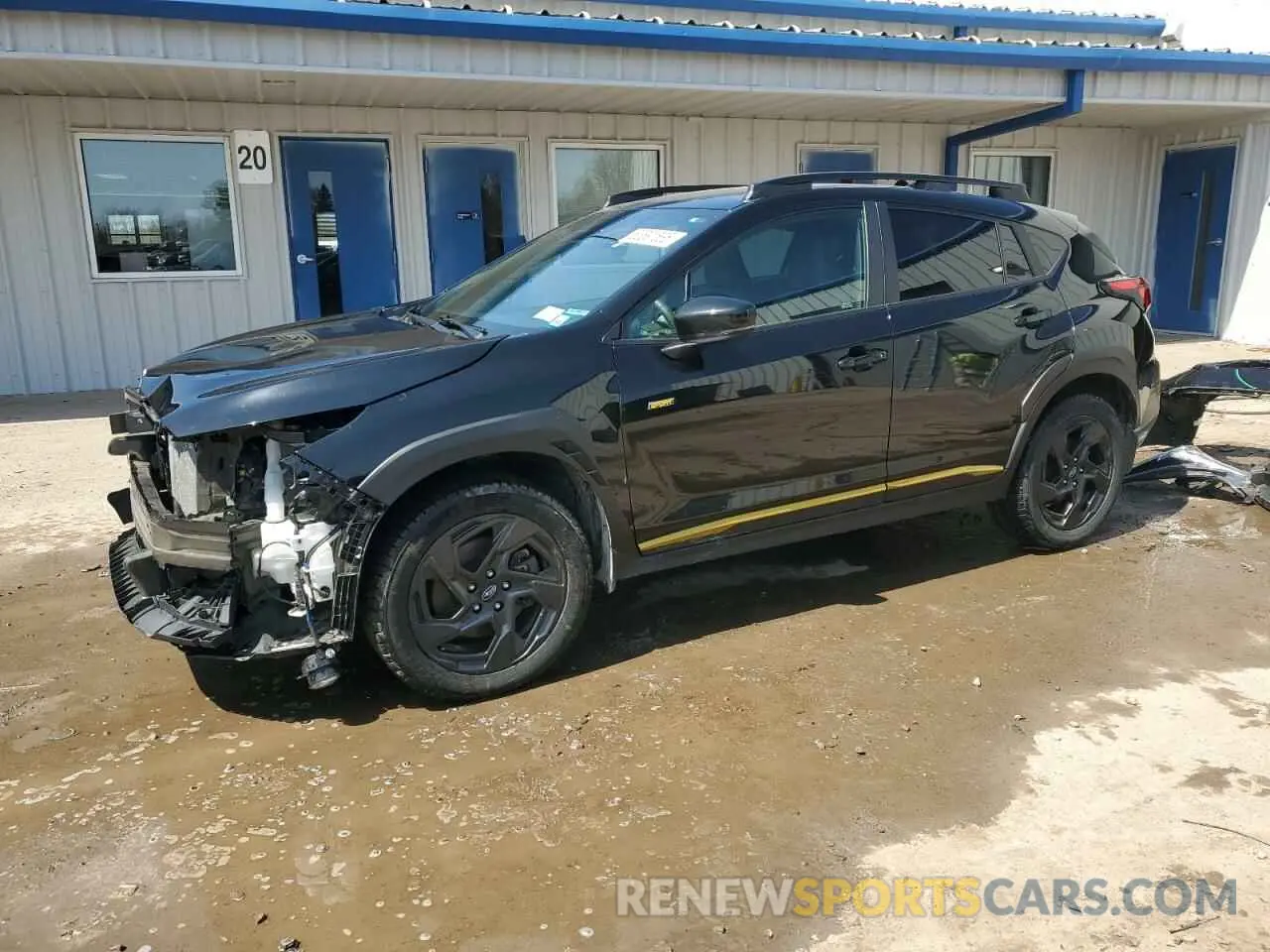 1 Photograph of a damaged car 4S4GUHF62R3732635 SUBARU CROSSTREK 2024