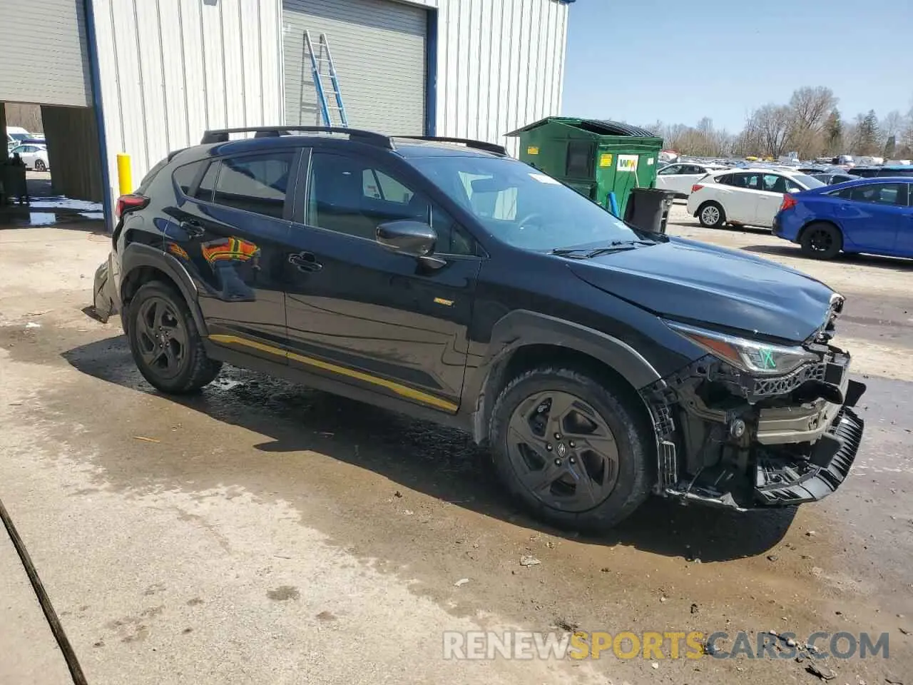 4 Photograph of a damaged car 4S4GUHF62R3732635 SUBARU CROSSTREK 2024