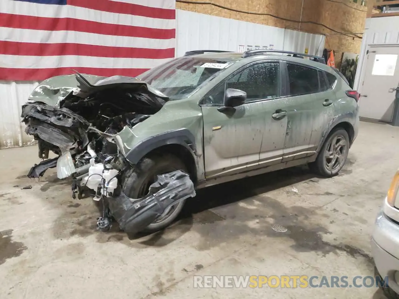 1 Photograph of a damaged car 4S4GUHF63R3731980 SUBARU CROSSTREK 2024