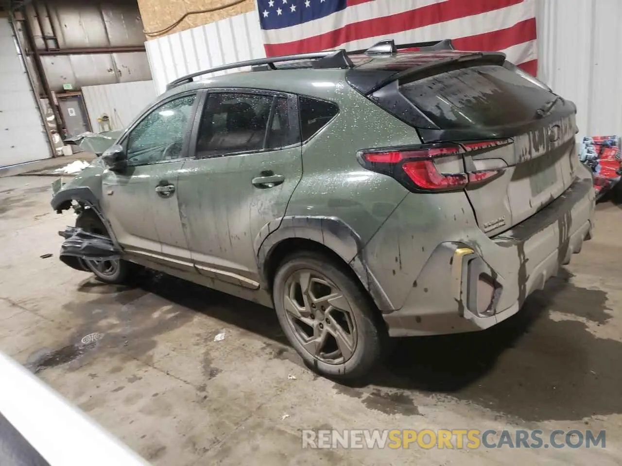 2 Photograph of a damaged car 4S4GUHF63R3731980 SUBARU CROSSTREK 2024