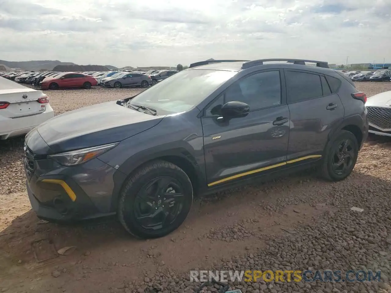 1 Photograph of a damaged car 4S4GUHF63R3749718 SUBARU CROSSTREK 2024