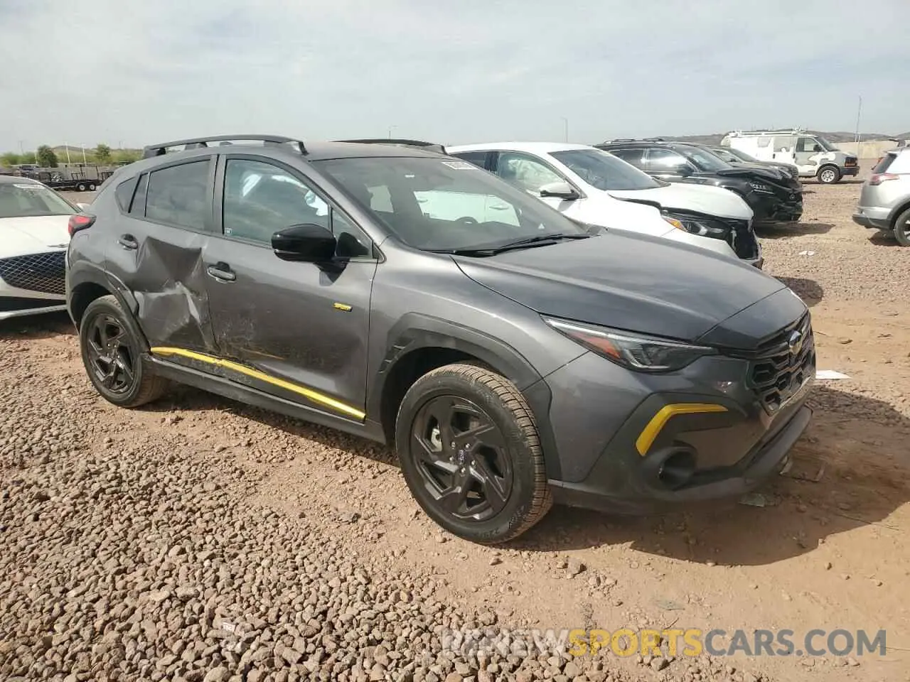 4 Photograph of a damaged car 4S4GUHF63R3749718 SUBARU CROSSTREK 2024