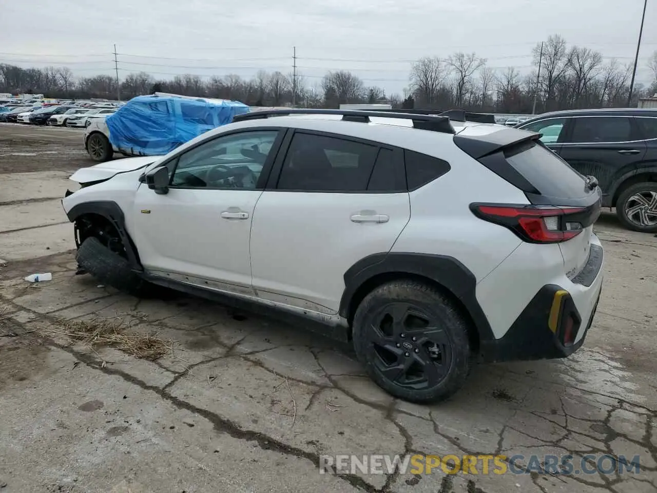 2 Photograph of a damaged car 4S4GUHF63R3750609 SUBARU CROSSTREK 2024