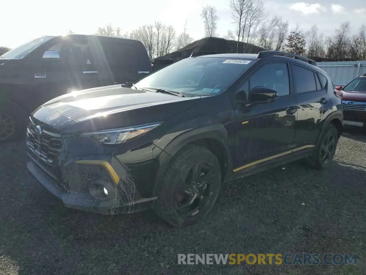 1 Photograph of a damaged car 4S4GUHF63R3760072 SUBARU CROSSTREK 2024
