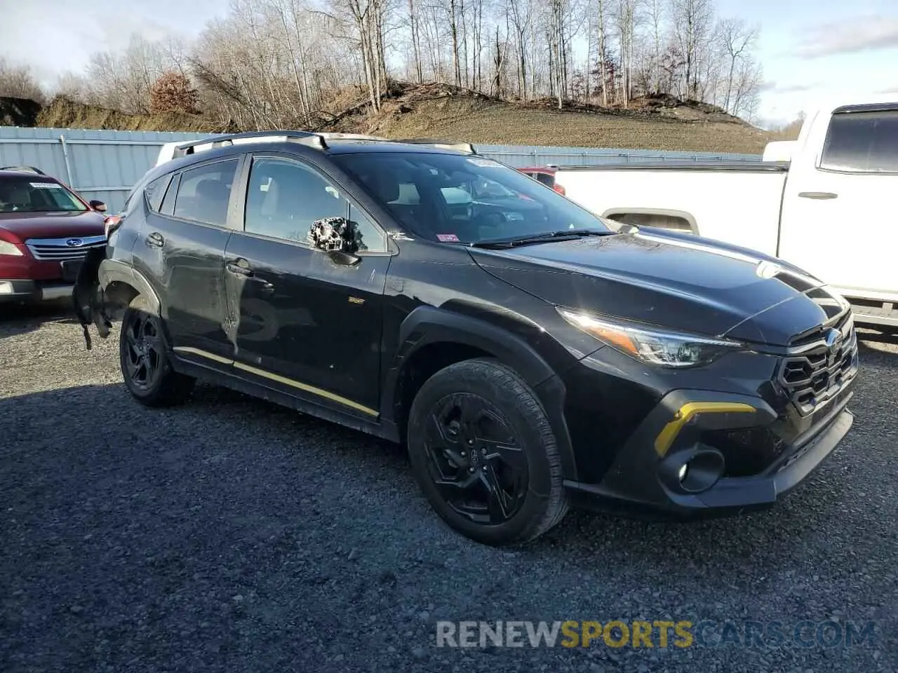 4 Photograph of a damaged car 4S4GUHF63R3760072 SUBARU CROSSTREK 2024
