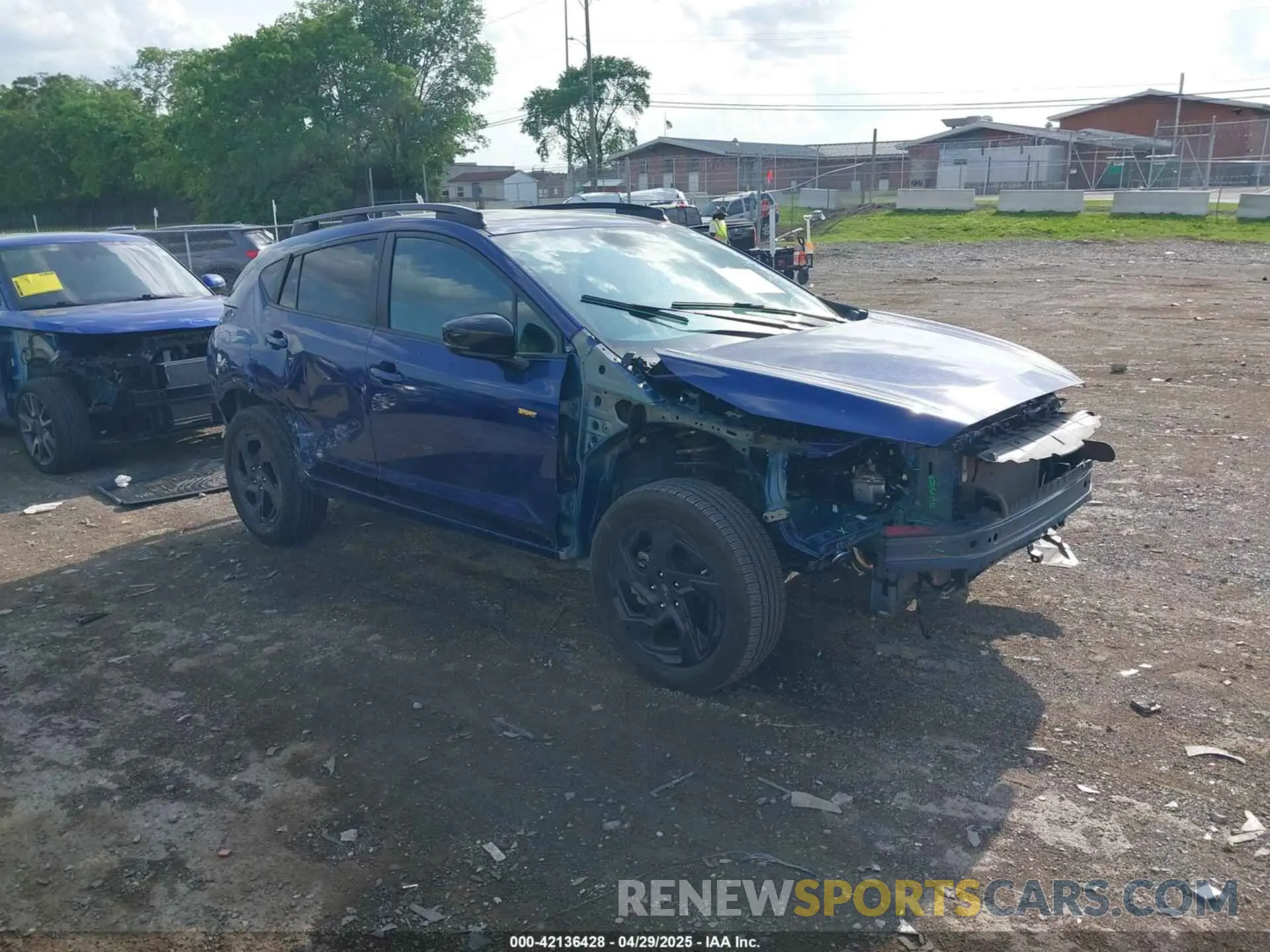 1 Photograph of a damaged car 4S4GUHF63R3801722 SUBARU CROSSTREK 2024