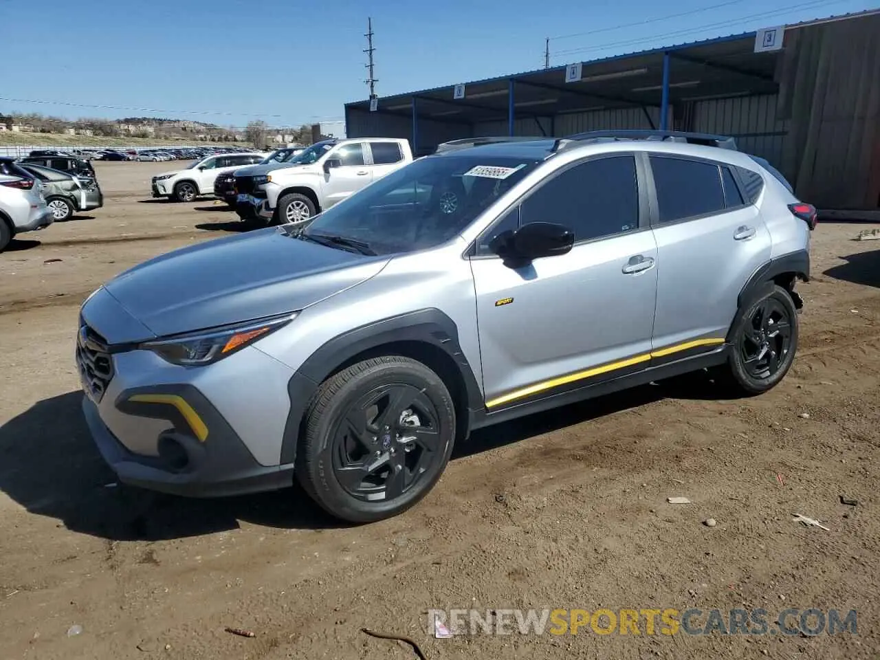 1 Photograph of a damaged car 4S4GUHF64R3768682 SUBARU CROSSTREK 2024
