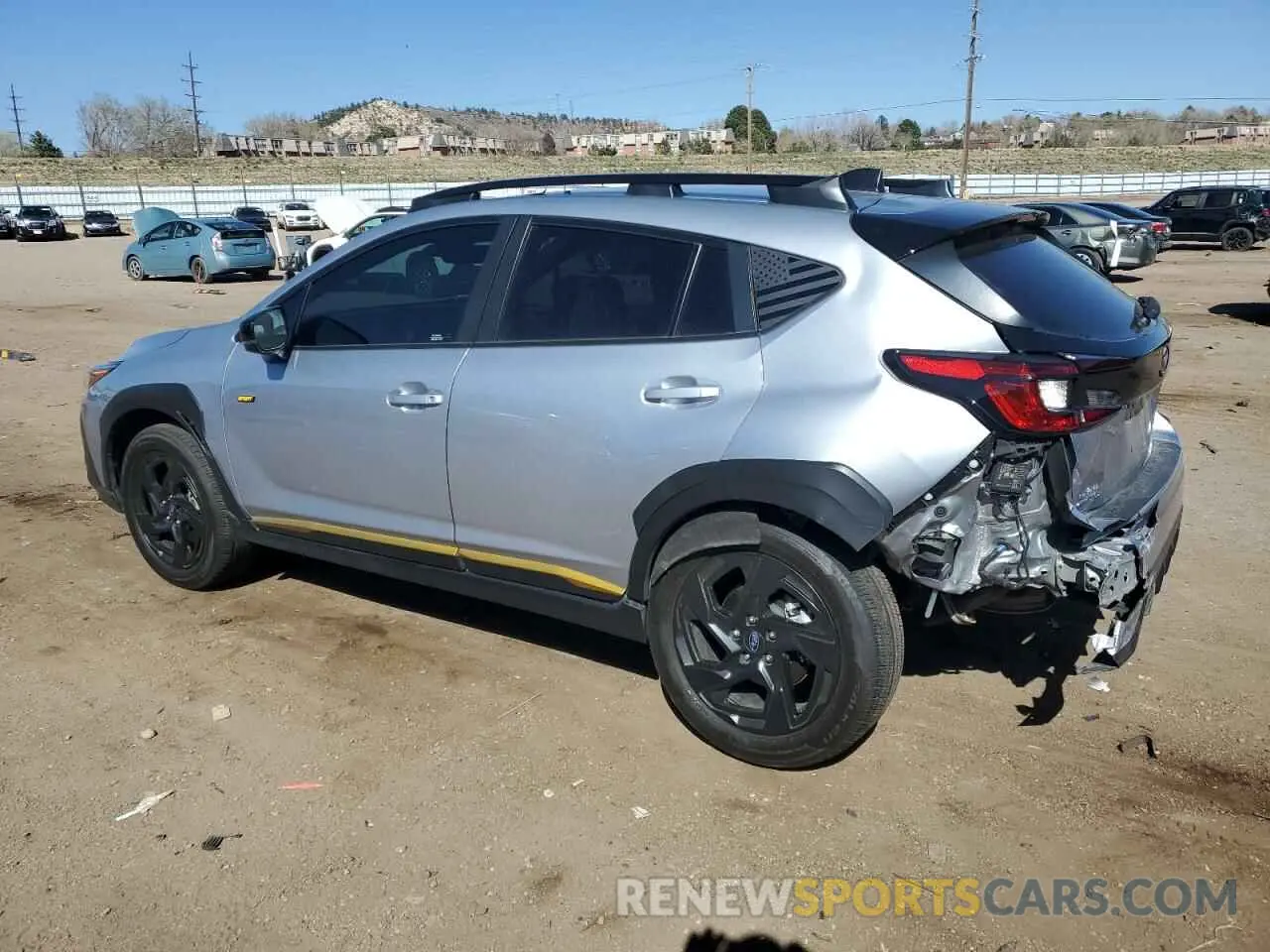 2 Photograph of a damaged car 4S4GUHF64R3768682 SUBARU CROSSTREK 2024