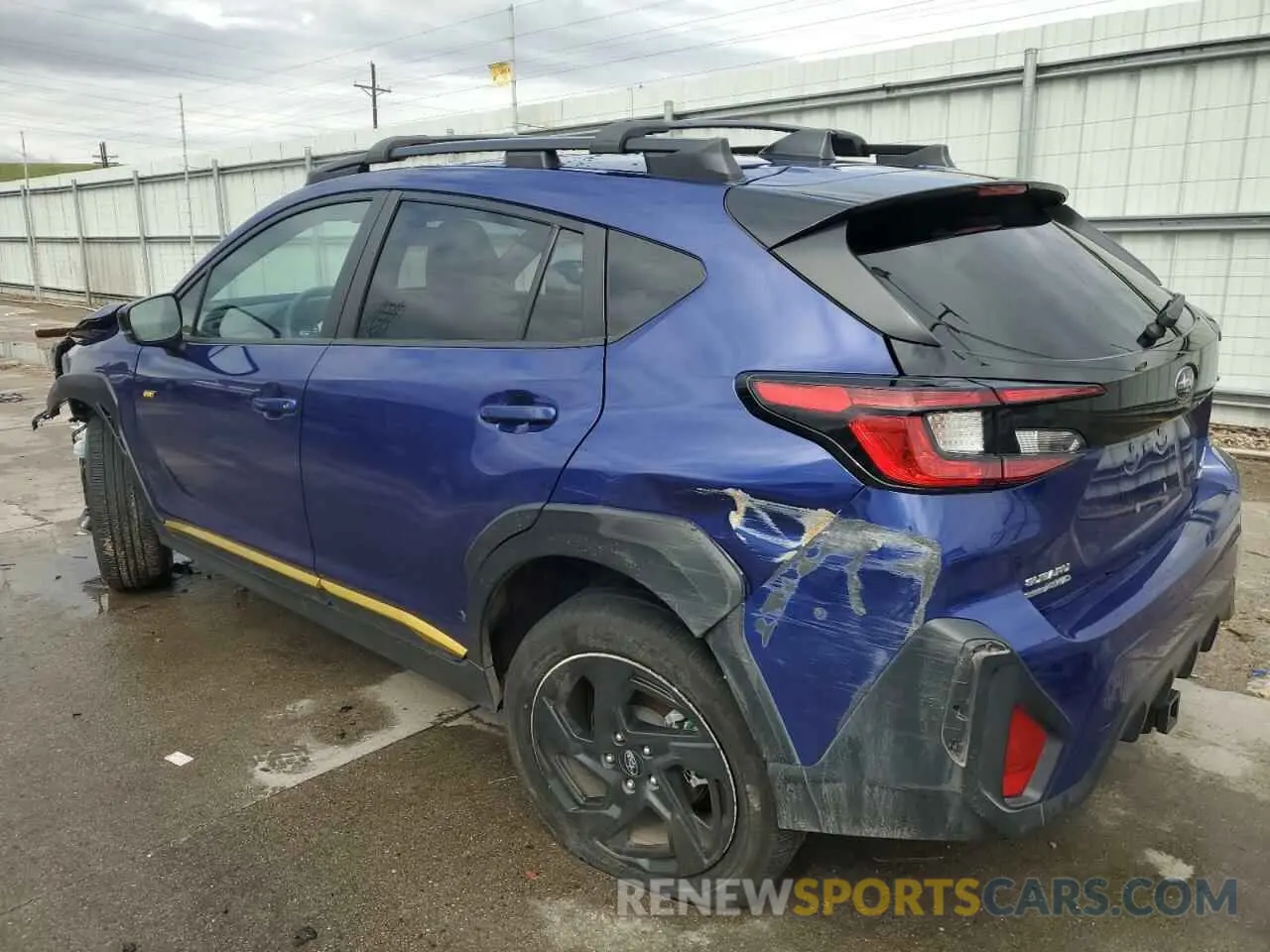 2 Photograph of a damaged car 4S4GUHF65R3720088 SUBARU CROSSTREK 2024