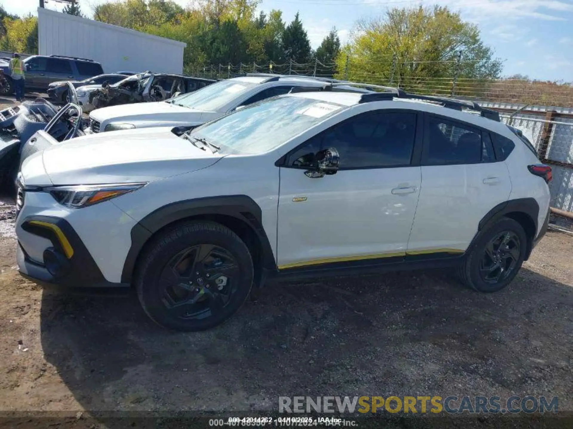 13 Photograph of a damaged car 4S4GUHF65R3808073 SUBARU CROSSTREK 2024