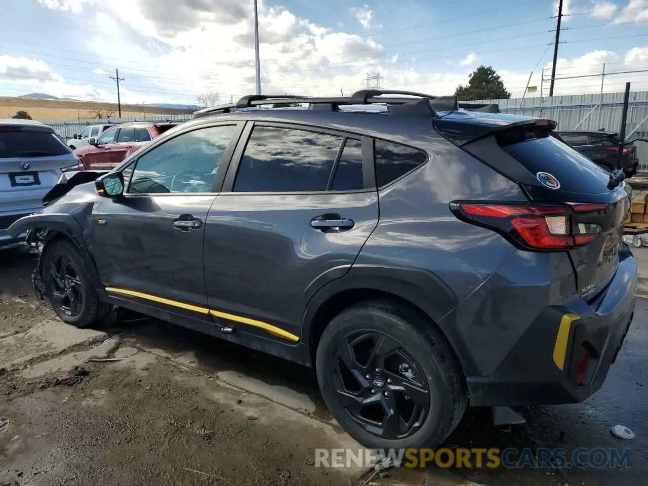 2 Photograph of a damaged car 4S4GUHF66R3742603 SUBARU CROSSTREK 2024