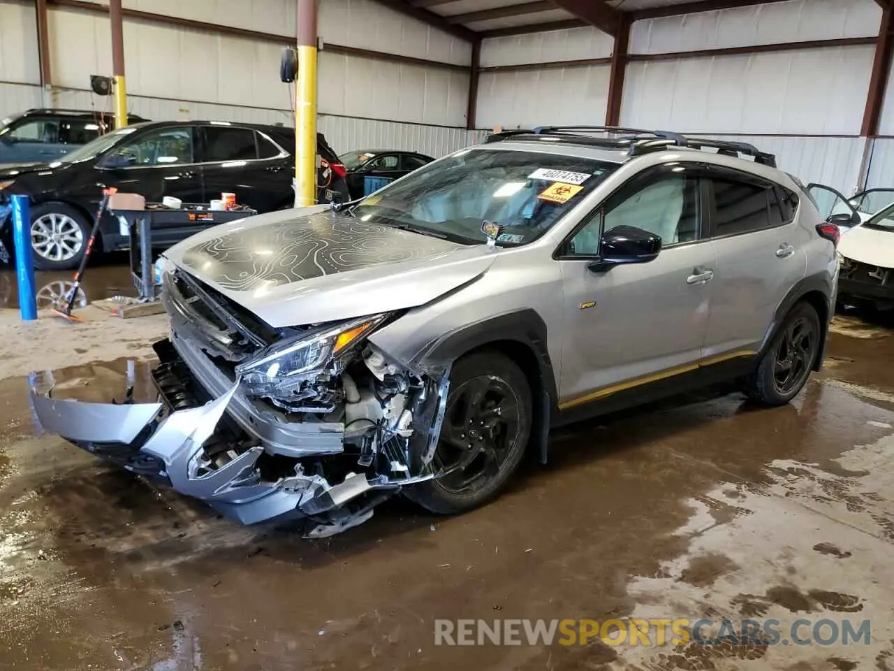 1 Photograph of a damaged car 4S4GUHF67R3704815 SUBARU CROSSTREK 2024