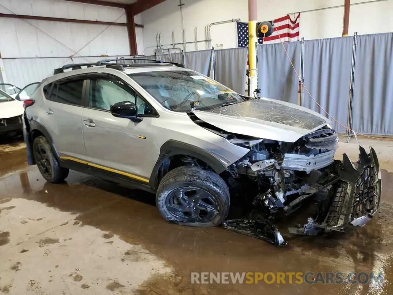 4 Photograph of a damaged car 4S4GUHF67R3704815 SUBARU CROSSTREK 2024