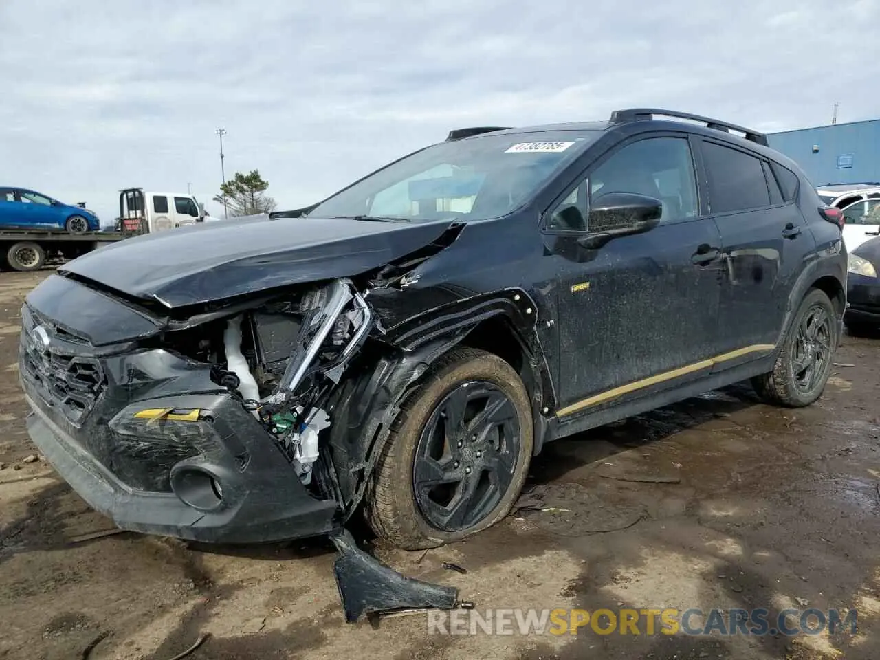 1 Photograph of a damaged car 4S4GUHF67R3824775 SUBARU CROSSTREK 2024