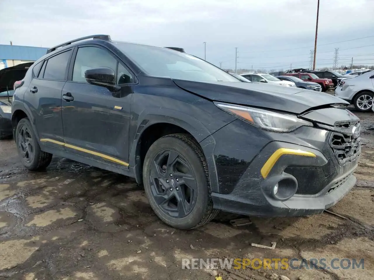 4 Photograph of a damaged car 4S4GUHF67R3824775 SUBARU CROSSTREK 2024