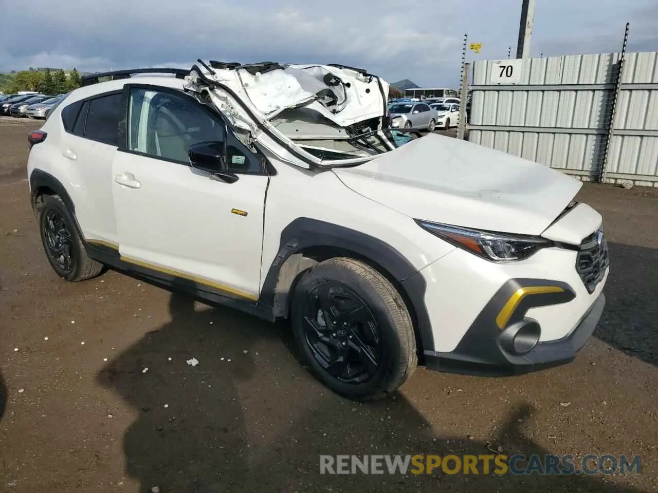 4 Photograph of a damaged car 4S4GUHF67R3825361 SUBARU CROSSTREK 2024