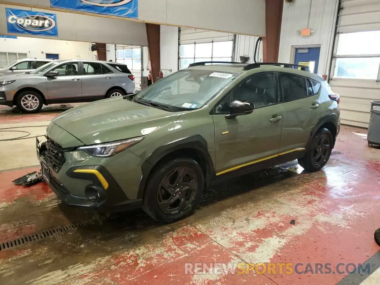 1 Photograph of a damaged car 4S4GUHF68R3707223 SUBARU CROSSTREK 2024