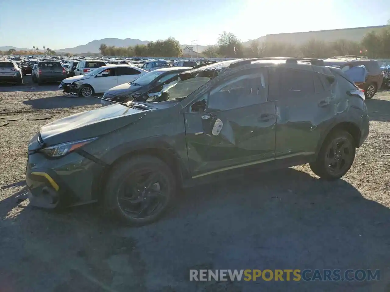 1 Photograph of a damaged car 4S4GUHF69R3721860 SUBARU CROSSTREK 2024