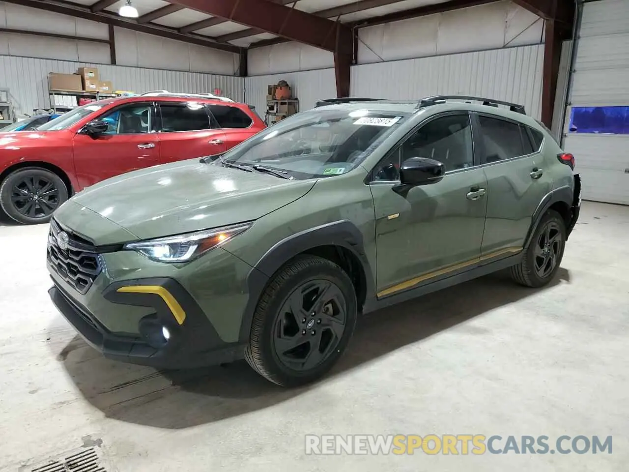 1 Photograph of a damaged car 4S4GUHF69R3774896 SUBARU CROSSTREK 2024
