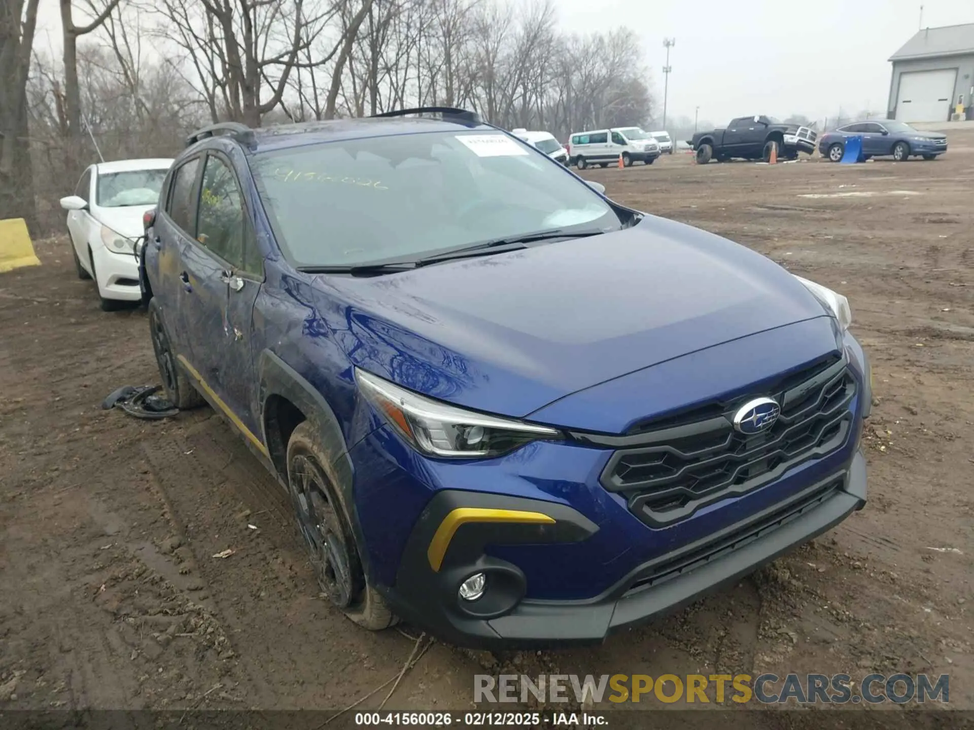 1 Photograph of a damaged car 4S4GUHF69R3842324 SUBARU CROSSTREK 2024