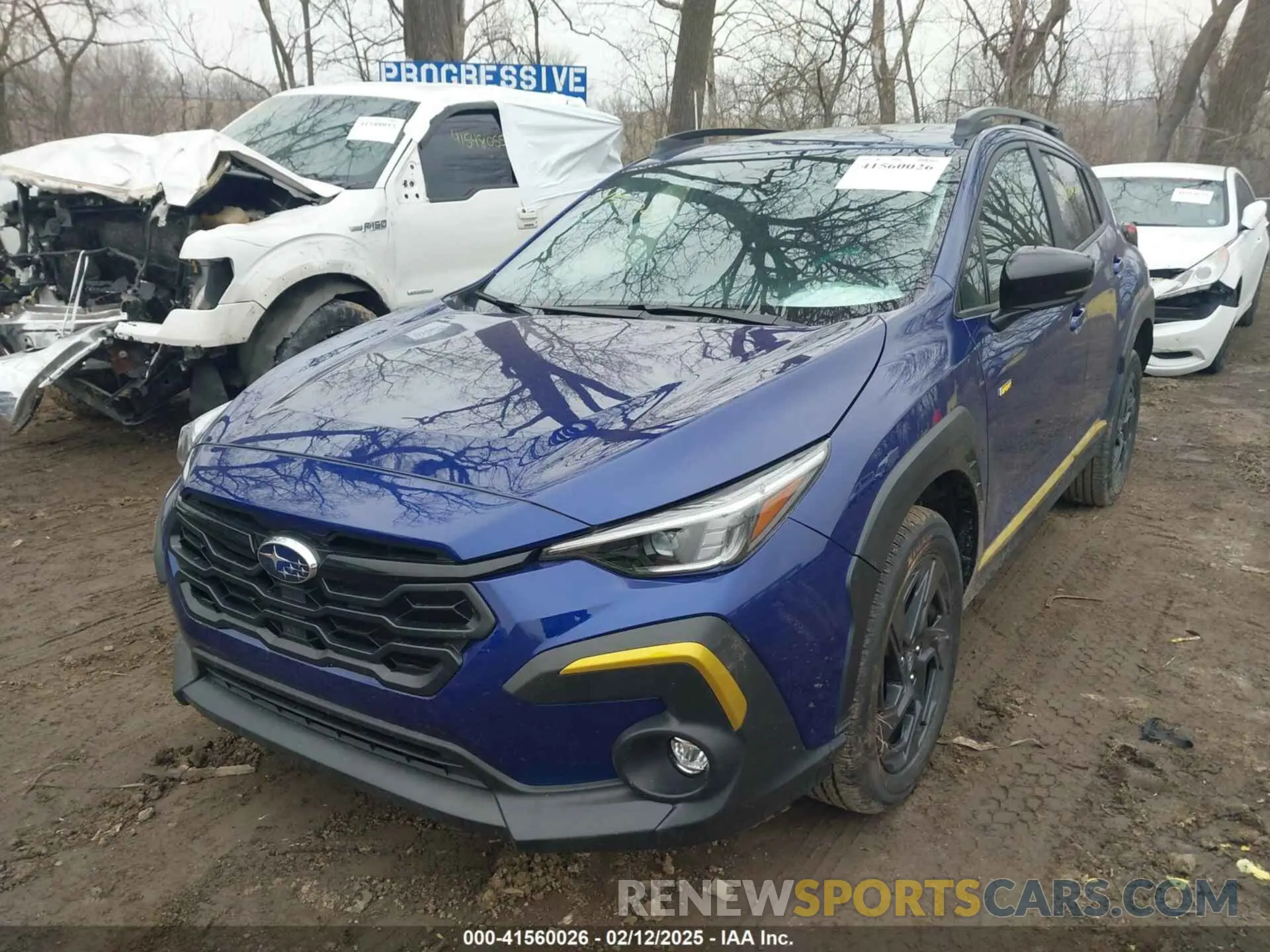 2 Photograph of a damaged car 4S4GUHF69R3842324 SUBARU CROSSTREK 2024