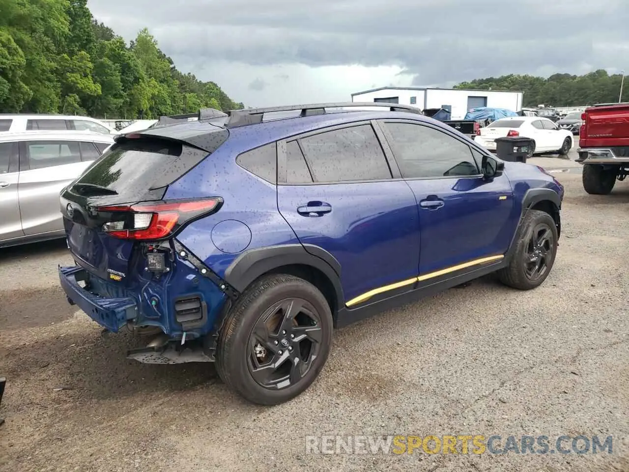 3 Photograph of a damaged car 4S4GUHF6XR3707465 SUBARU CROSSTREK 2024