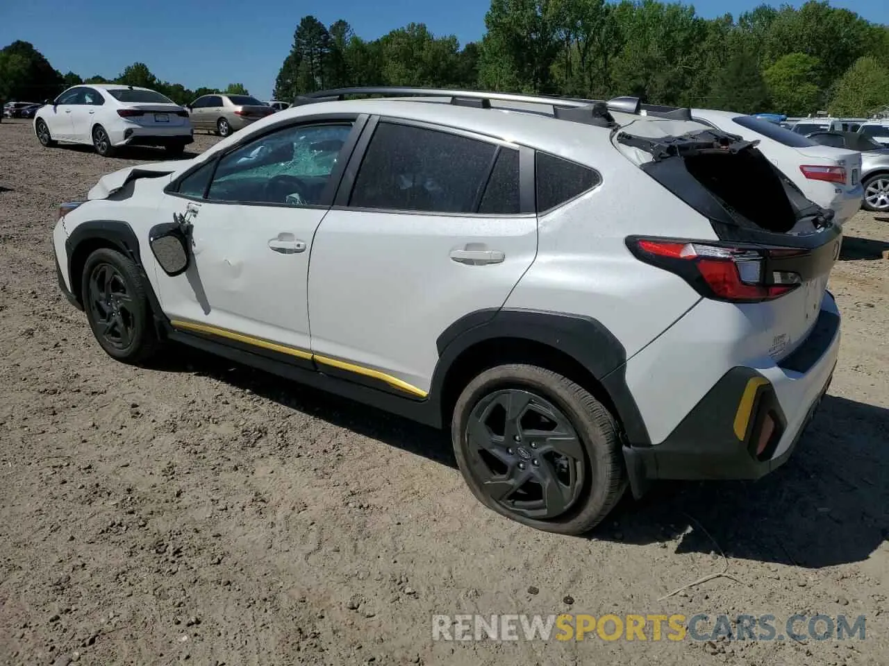 2 Photograph of a damaged car 4S4GUHF6XR3743821 SUBARU CROSSTREK 2024