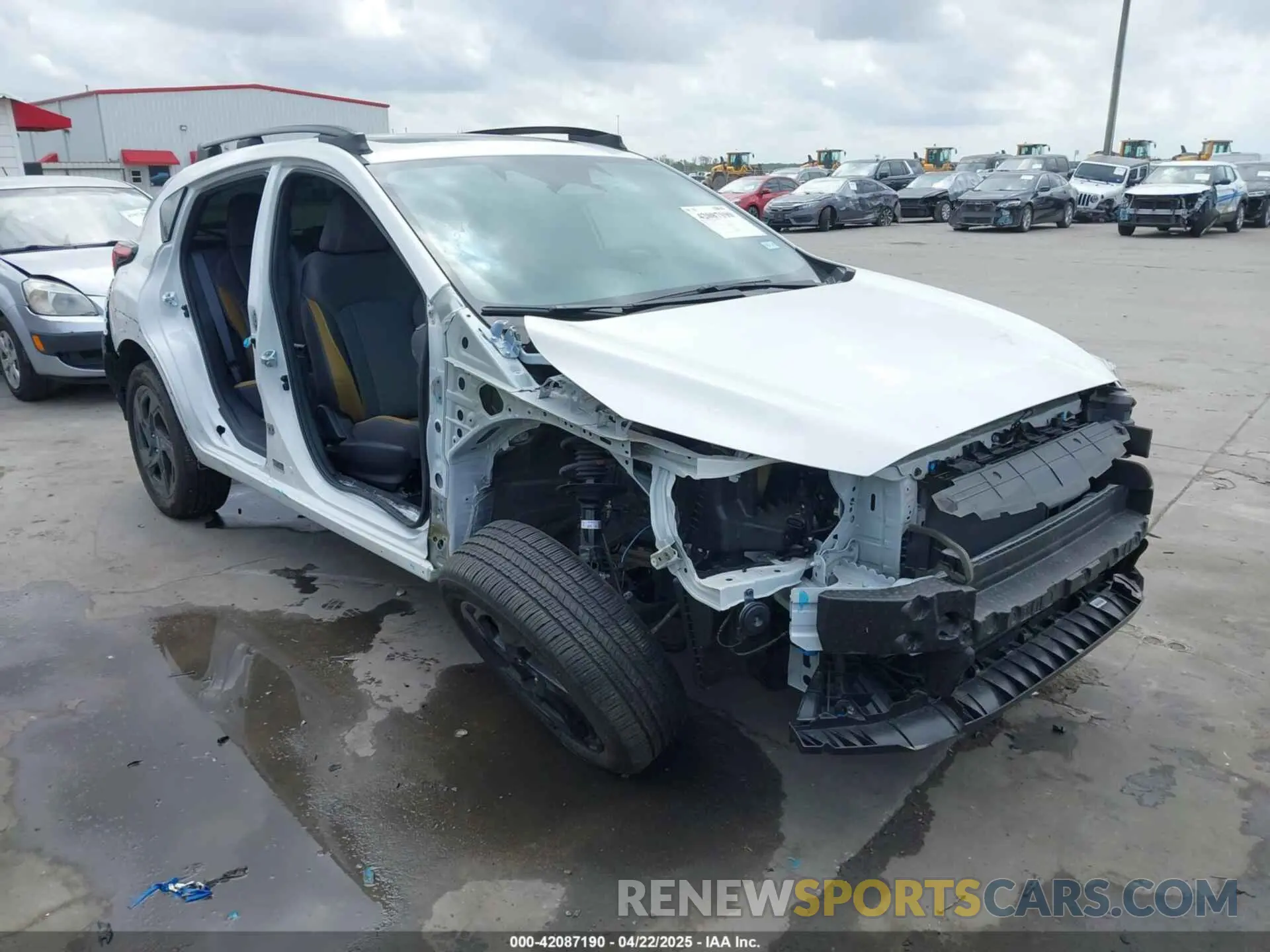 1 Photograph of a damaged car 4S4GUHF6XR3778150 SUBARU CROSSTREK 2024