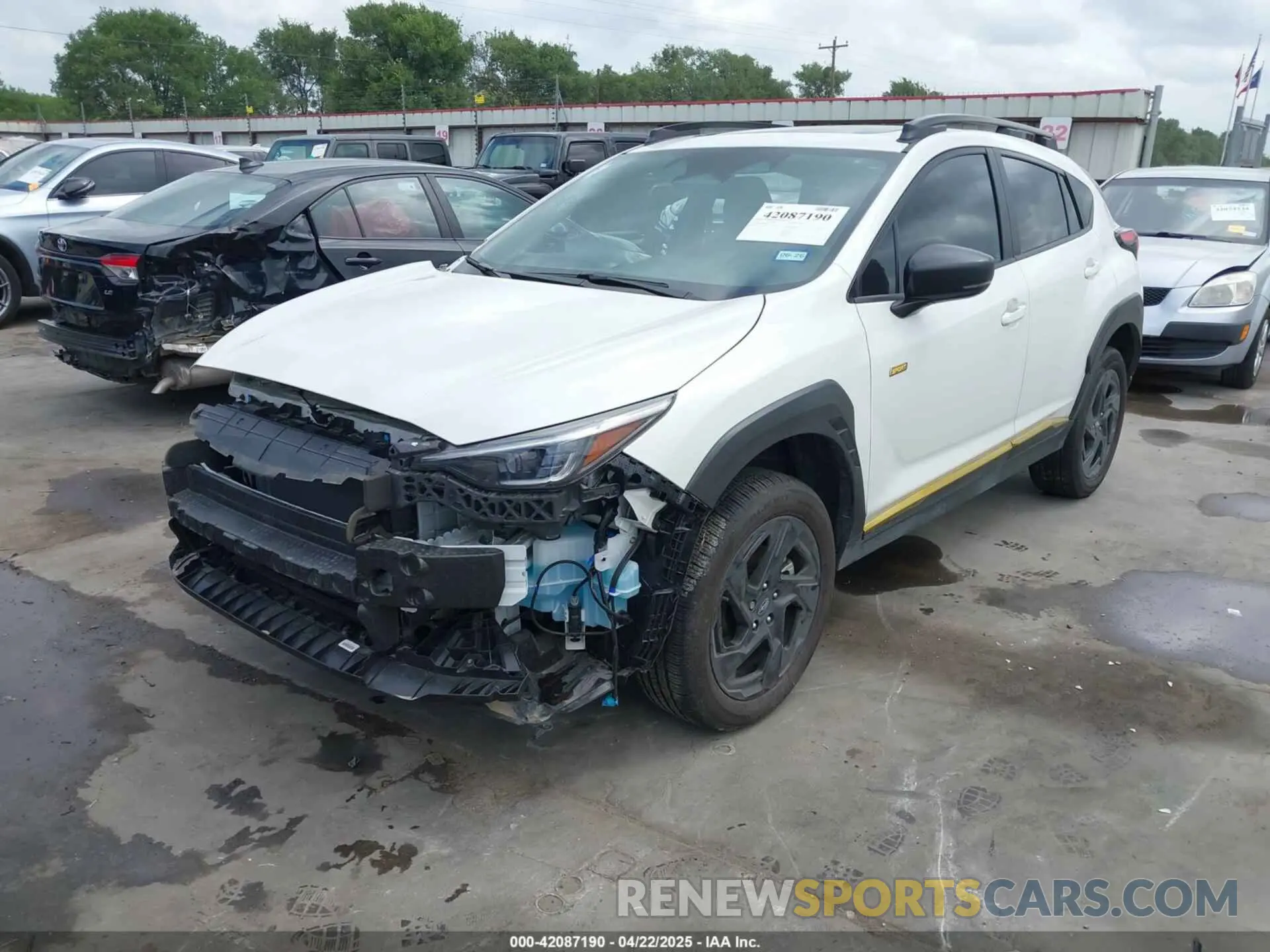 2 Photograph of a damaged car 4S4GUHF6XR3778150 SUBARU CROSSTREK 2024