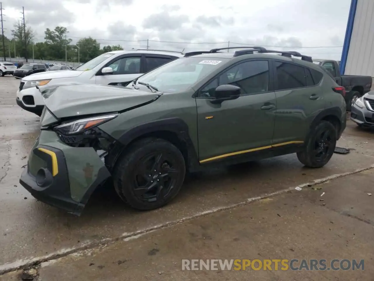 1 Photograph of a damaged car 4S4GUHF6XR3807422 SUBARU CROSSTREK 2024