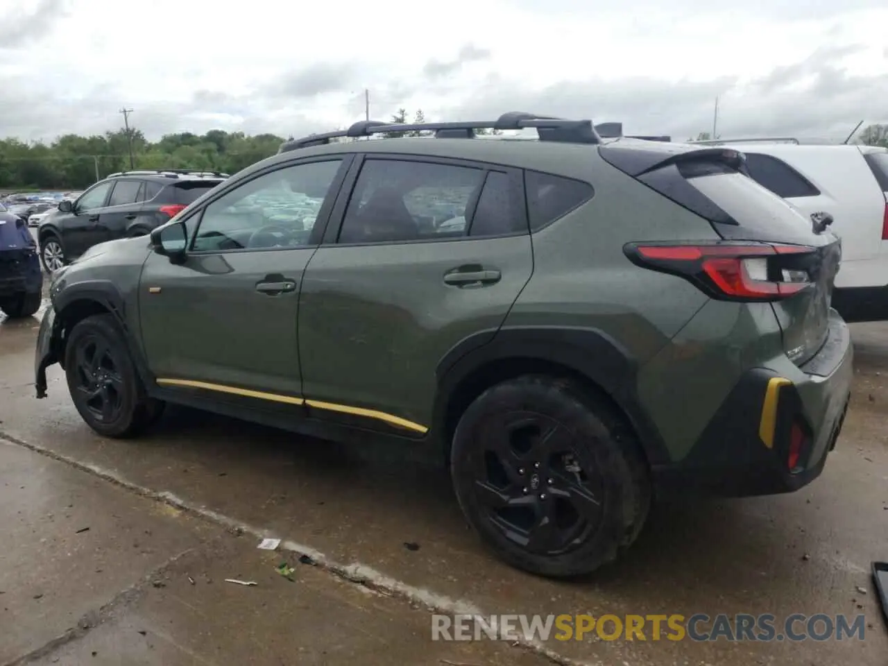 2 Photograph of a damaged car 4S4GUHF6XR3807422 SUBARU CROSSTREK 2024